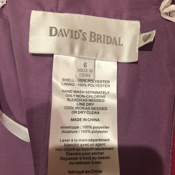 Bridesmaid Dress - Wisteria - David's Bridal - Picture 5 of 7
